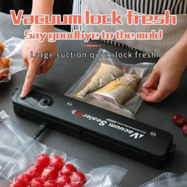 Automatic Vacuum Sealer Food Packing Machine – Electric Sealer for Fresh Food Storage